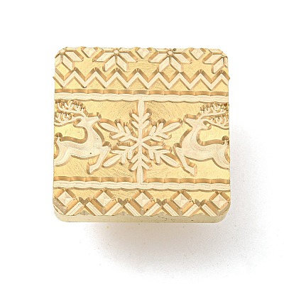 Christmas Theme Wax Seal Brass Stamp Head LS-TOOL-R125-04B-1