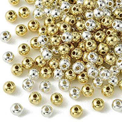200Pcs 2 Colors CCB Plastic Beads CCB-FS0001-07-1