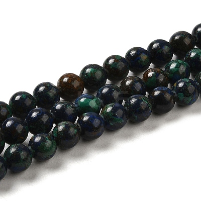 Natural Azurite Beads Strands G-H298-A01-02-1