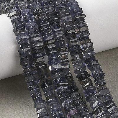 Natural Iolite Beads Strands GG-CBA1D78-A03-1