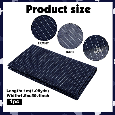 1M Cotton with Polyester and Spandex Fabric DIY-PH0035-95B-1