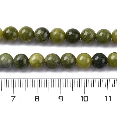Natural Canada Jade Beads Strands G-NH0029-02C-1