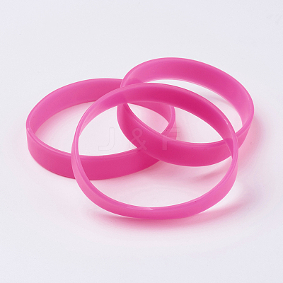 Silicone Wristbands Bracelets BJEW-J176-18-1