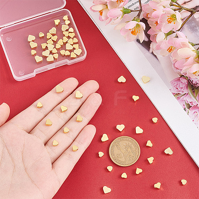 60Pcs 3 Style Brass Beads KK-PH0005-55-1