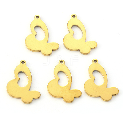 PVD Vacuum Plating 304 Stainless Steel Pendants X-STAS-N092-90G-1