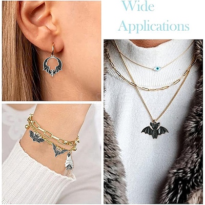 36Pcs 9 Styles Alloy Pendants FIND-YW0006-92-1