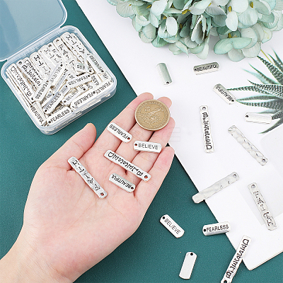100Pcs 5 Style Alloy Pendants FIND-CA0003-60-1