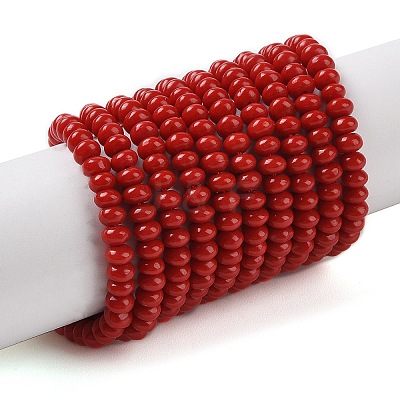 Dyed Synthetic Coral Beads Strands CORA-P010-05A-1
