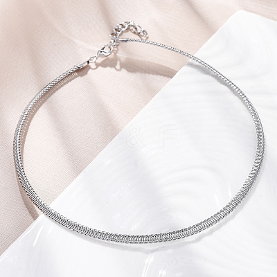 304 Stainless Steel Chain Necklaces NJEW-A041-01P-1