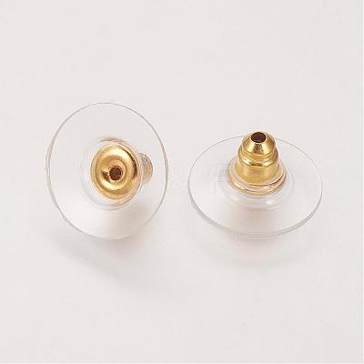 Brass Ear Nuts X-KK-E446-14G-1