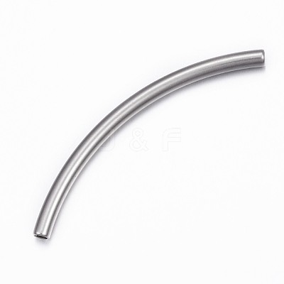 Tarnish Resistant 304 Stainless Steel Tube Beads STAS-G137-39P-1