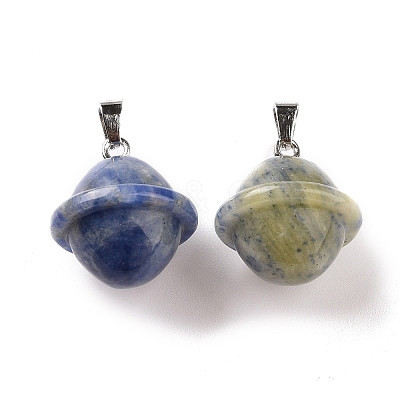 Natural Sodalite Pendants G-B041-01P-13-1