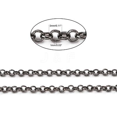 Iron Rolo Chains CH-S068-B-LF-1