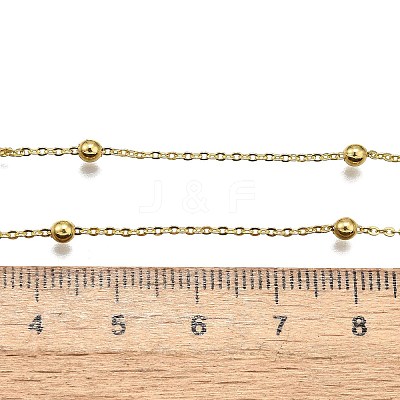 Brass Cable Chain Necklaces X-NJEW-I247-02G-1