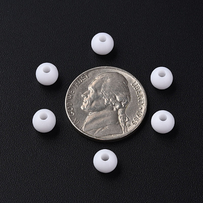Opaque Acrylic Beads MACR-S370-C6mm-01-1