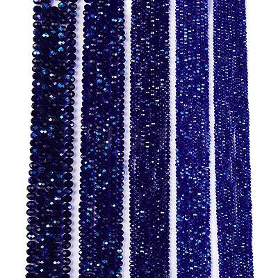 Electroplate Glass Beads Strands EGLA-A044-T2mm-L06-1