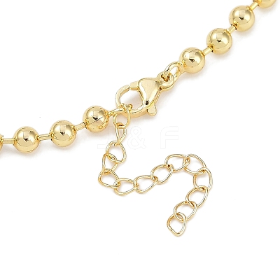 Rack Plating Brass Italian Horn Cornicello Bib Necklacess NJEW-P317-06G-1