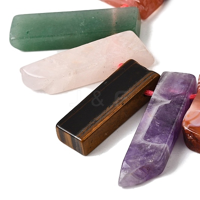 Natural Mixed Stone Beads Strands G-S386-D08-1