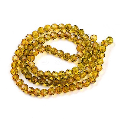 Baking Paint Transparent Glass Beads X1-DGLA-A035-T4mm-A05-1