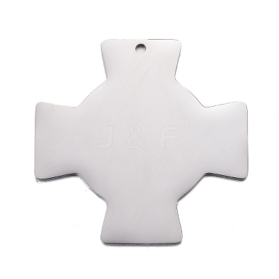 Non-Tarnish 304 Stainless Steel Pendants STAS-F254-24B-P-1