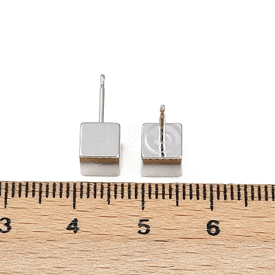 Brass Stud Earrings for Women EJEW-G441-05C-P-1