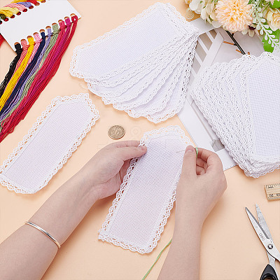 Cotton Aida Cloth Bookmarks for Cross Stitch Making AJEW-WH0314-795-1