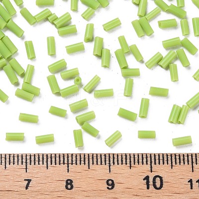 Opaque Colours Glass Bugle Beads SEED-N005-001-B03-1