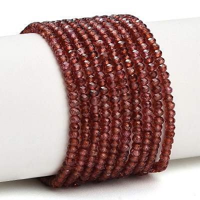 Natural Garnet Beads Strands GG-CBA77FB-C02-01-1