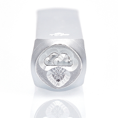 Iron Metal Stamps AJEW-BC0001-60-005-1