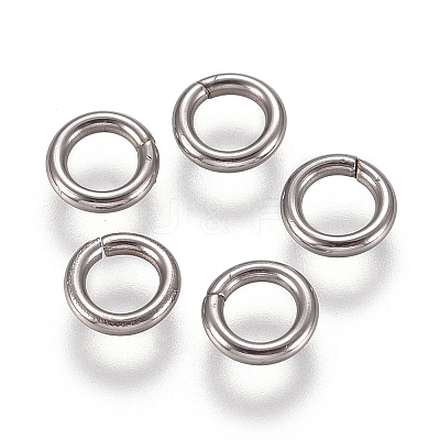 Tarnish Resistant 304 Stainless Steel Soldered Closed Jump Rings STAS-M274-024A-1