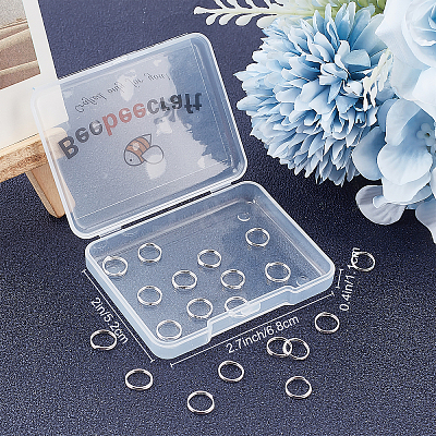 20Pcs 925 Sterling Silver Split Jump Rings STER-BBC0001-33B-1