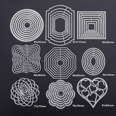 Frame Metal Cutting Dies Stencils DIY-BC0010-39-1