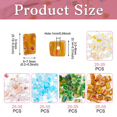 5Bags 5 Colors Glass Chip Beads GLAA-TA0002-40-1