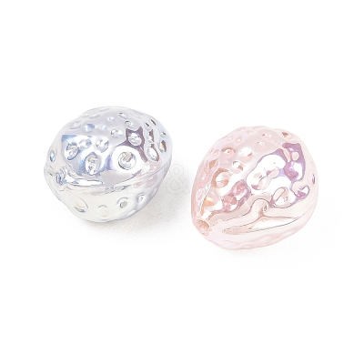 Electroplated Glass Imitation Pearl Beads GLAA-A044-04-1