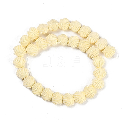Synthetic Coral Dyed Carved Beads Strands X-CORA-K009-05A-01-1