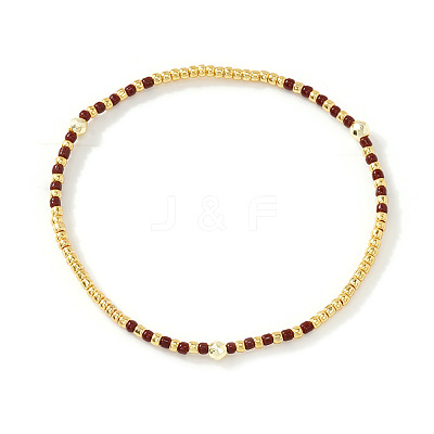 Glass Beaded Stretch Bracelets for Women MD3994-3-1