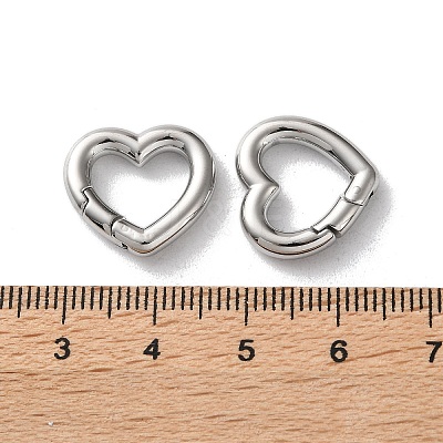 304 Stainless Steel Spring Gate Clasps X-STAS-A193-03P-1
