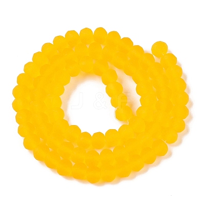 Transparent Glass Beads Strands EGLA-A044-T6mm-MD05-1