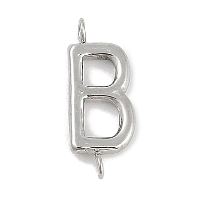 304 Stainless Steel Letter Connector Charms LS-STAS-M108-01P-02-1