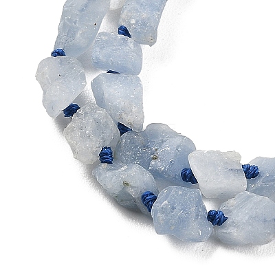 Raw Rough Natural Aquamarine Beads Strands G-D101-A05-01-1