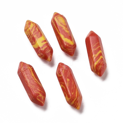 Synthetic Orange Red Malachite No Hole G-K330-11-1