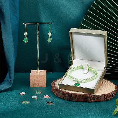 64Pcs 8 Style Alloy Enamel Pendants ENAM-SC0003-01-1