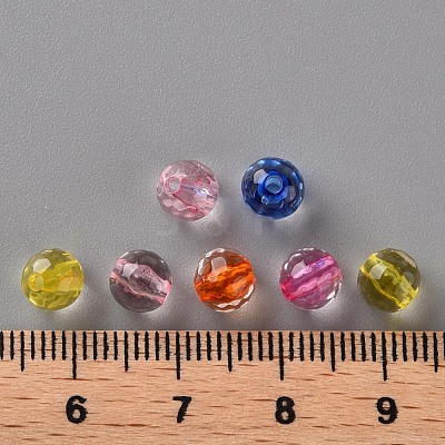Transparent Acrylic Beads X-TACR-S154-11A-1