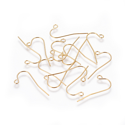 304 Stainless Steel Earring Hooks X-STAS-G191-12G-1
