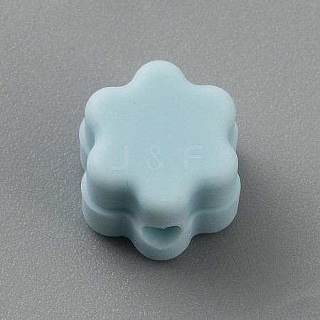 Flower Silicone Focal Beads SIL-TAC0008-10E-1
