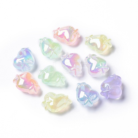 Transparent Acrylic Beads OACR-DL0001-01-1