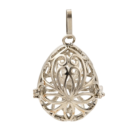 Brass Cage Pendants KK-G283-03P-1
