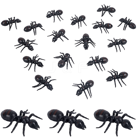 30pc PVC Simulation Ant Toy Model AJEW-CP0006-18-1