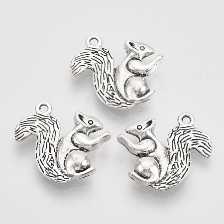 Tibetan Style Alloy Pendants X-TIBEP-T009-01AS-RS-1