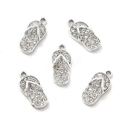 Alloy Rhinestone Pendants ALRI-C007-23P-1